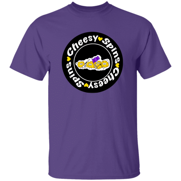 Cheesy Spins Official T-Shirt- Purple