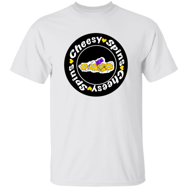 Cheesy Spins Official  T-Shirt- White