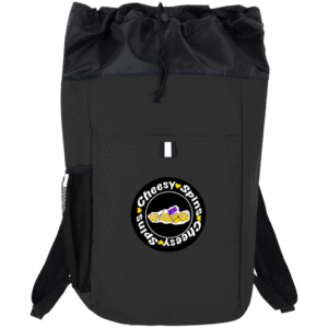 1758-17388-107899059 Cheesy Spins Official Hybrid Backpack- Black