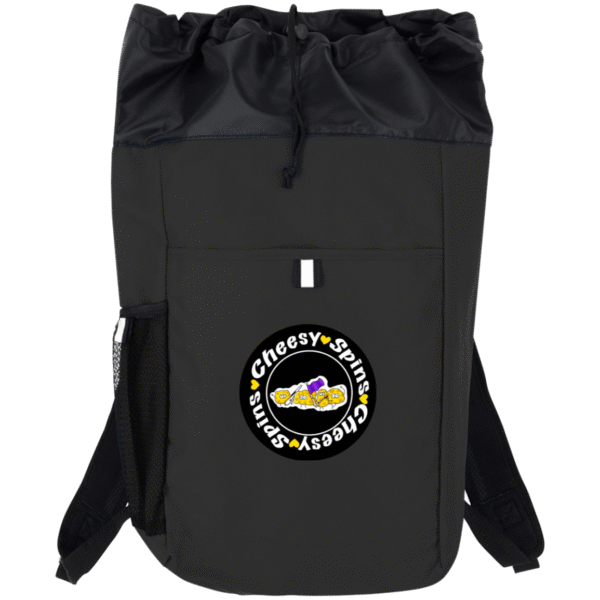 Cheesy Spins Official Hybrid Backpack- Black
