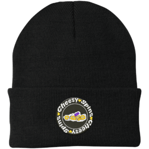 1485-15445-107899041 Cheesy Spins Official Knit Beanie- Black