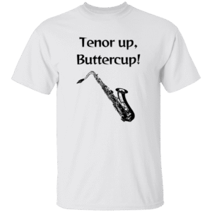 1049-9974-107957724 Tenor Up, Buttercup- T-Shirt- White