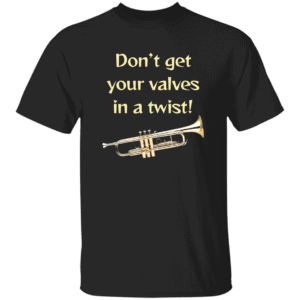 1049-9953-107958342 Don't get your valves in a twist- T-Shirt- Black, Orange