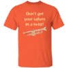 Don't get your valves in a twist- T-Shirt- Black, Orange