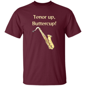 1049-9965-107958267 Tenor Up Buttercup- T-Shirt- Royal Blue, Maroon