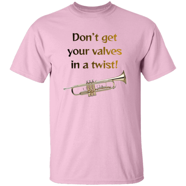 1049-9963-107958326 Don't get your valves in a twist- T-Shirt- White, Pink