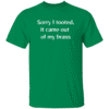Sorry I tooted- T-Shirt- Black, Green