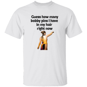1049-9974-107958450 Guess how many bobby pins- T-Shirt- White