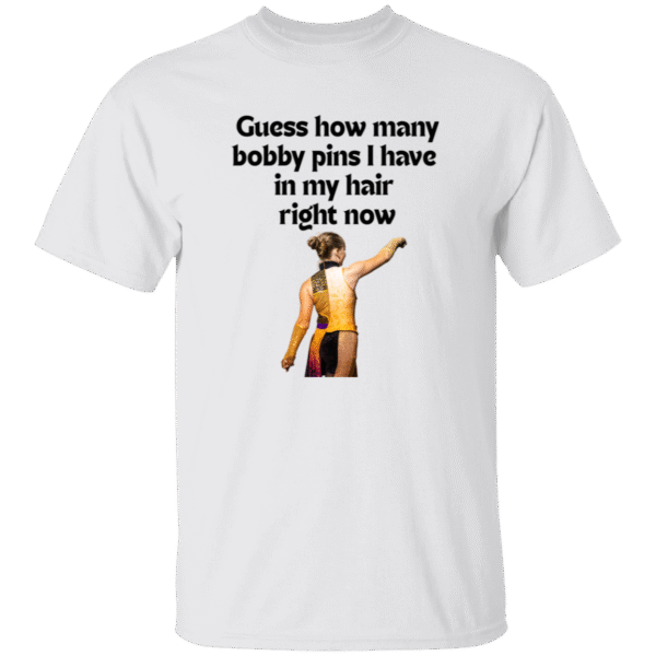 Guess how many bobby pins- T-Shirt- White