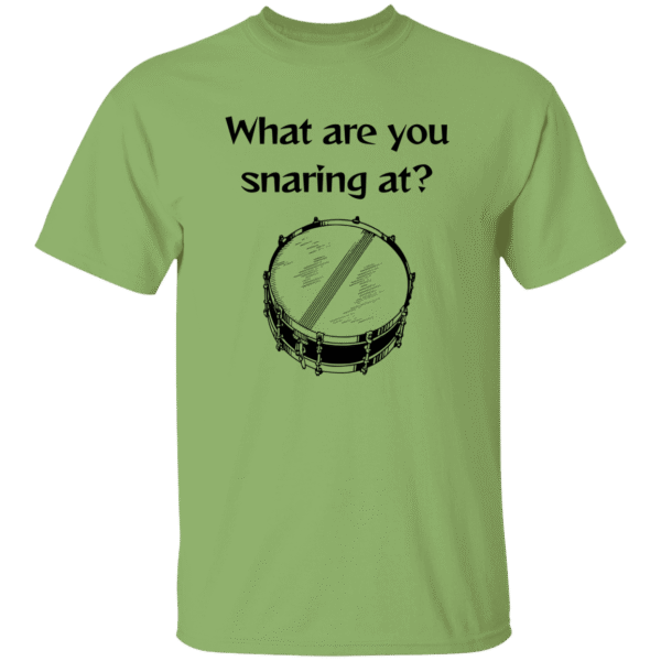 1049-10003-107958532 What are you snaring at? T-Shirt- Green, Blue