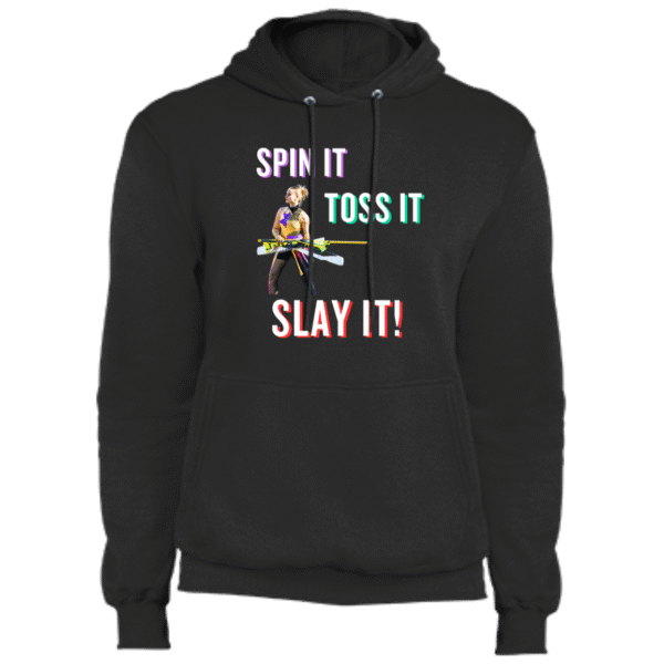 Spin it Toss it Slay it- Pullover Hoodie- Black