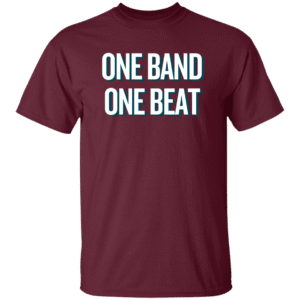 One Band One Beat- T-Shirt- Orange, Maroon