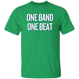 One Band One Beat- T-Shirt- Green, Blue