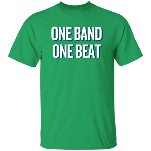 One Band One Beat- T-Shirt- Green, Blue