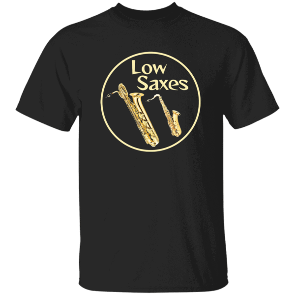 Low Saxes T-Shirt - Black, Blue