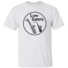 Low Saxes T-Shirt - White, Green