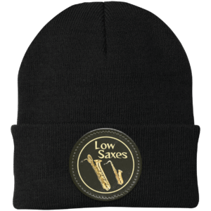 Low Saxes Knit Beanie - Black