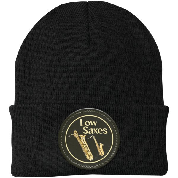 Low Saxes Knit Beanie - Black