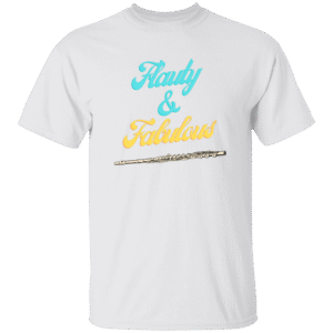 Flauty & Fabulous - T-Shirt - White, Pink